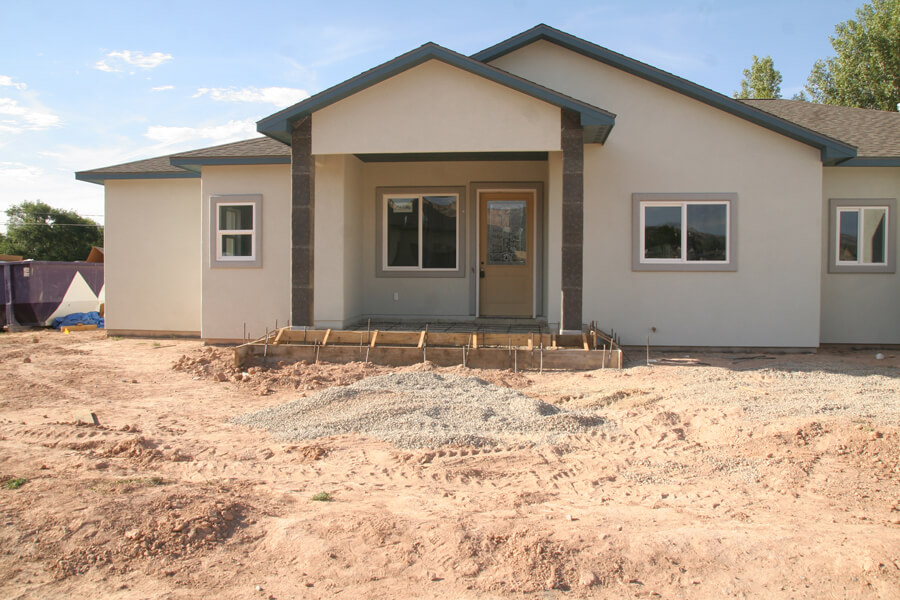 Front Porch Concrete Prep