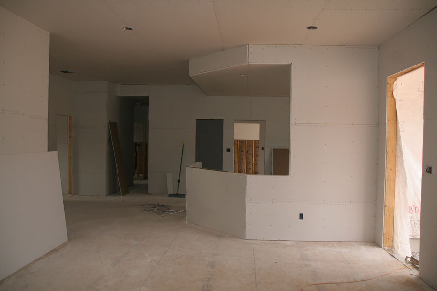 Kitchen Sheetrock