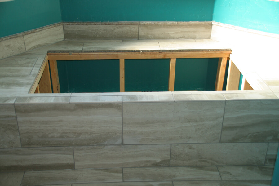 Master Bath Tub Tiling