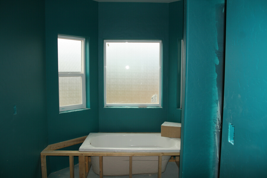 Master Bath Windows Prep